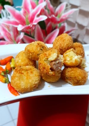 Foto resep Bola bola kentang isi sosis mozarella