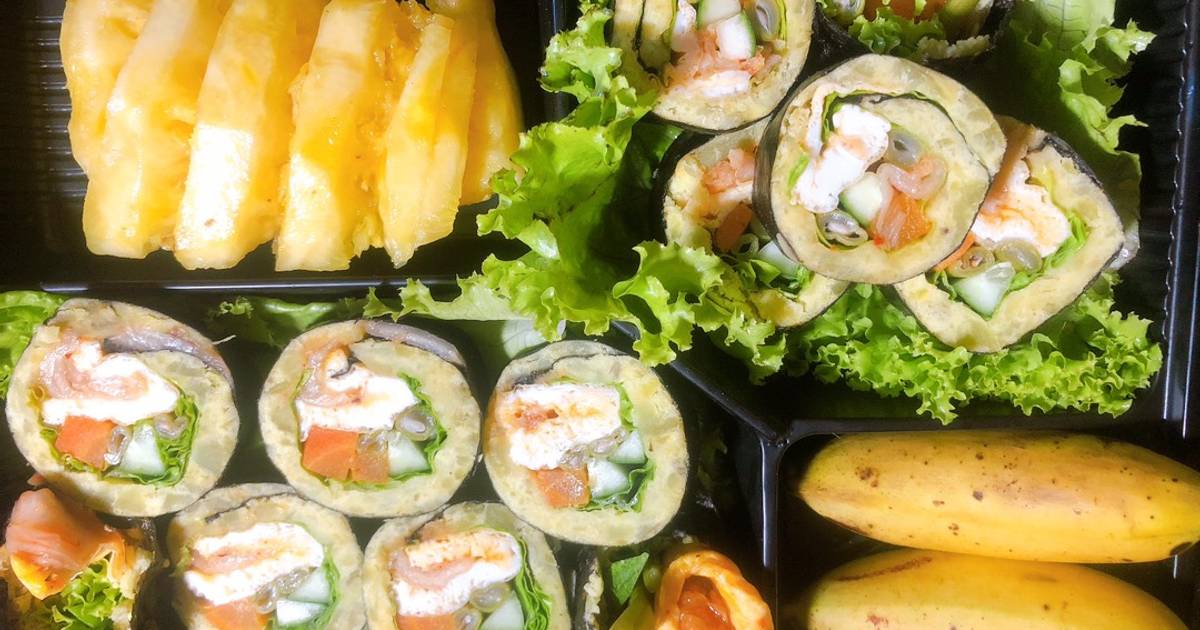 Bí quyết cuộn kimbap khoai lang không bị rách và xệ ra sao?
