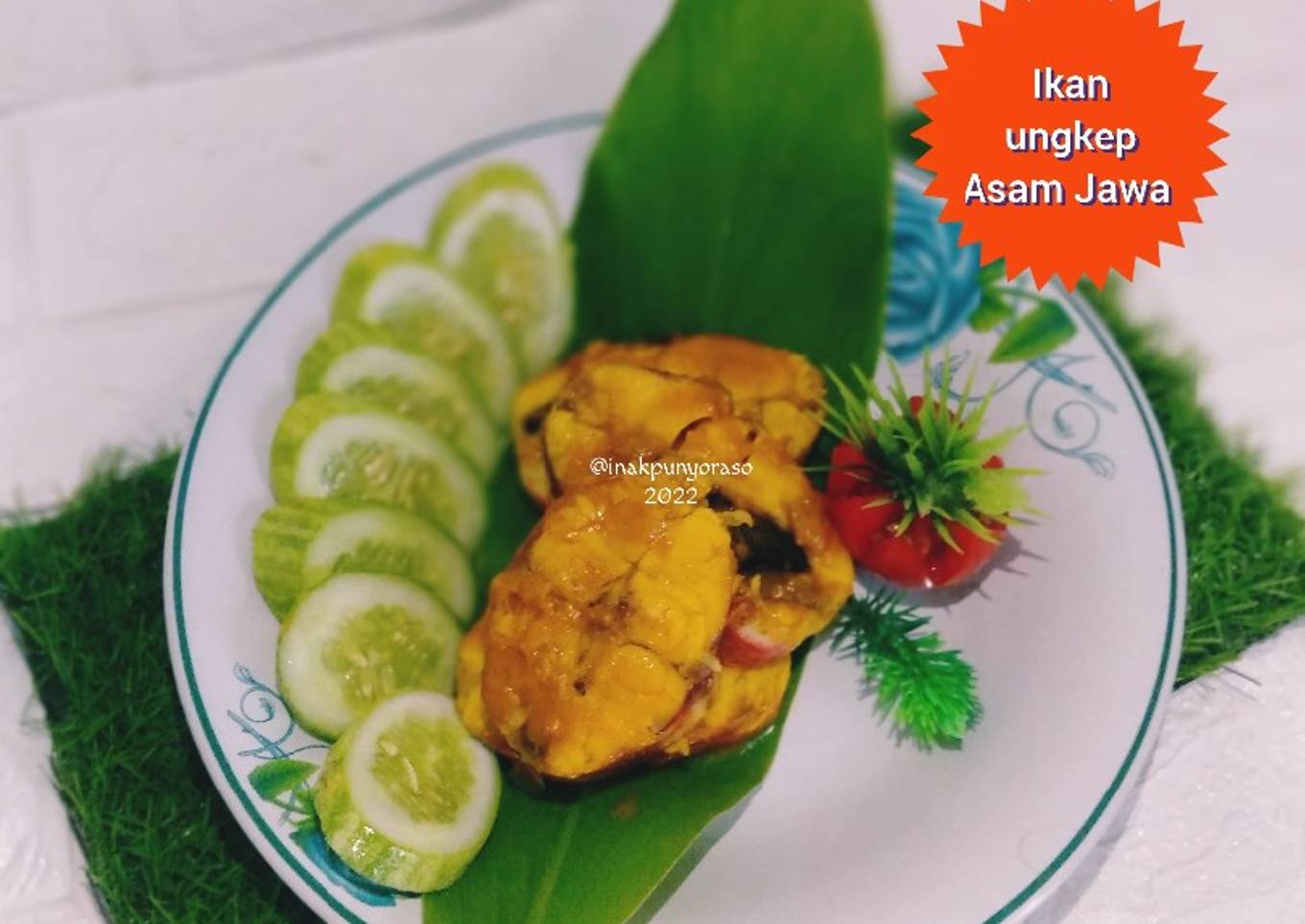 Kakap Merah Ungkep Asam Jawa