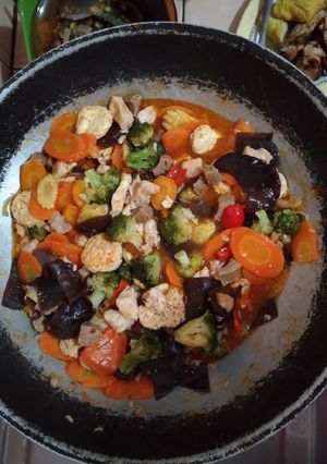 Foto resep Capcay Tofu Kuah Pedes