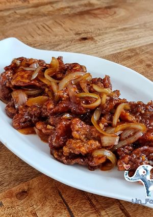Foto resep Bistik Babi Goreng Saus Mentega / saus inggris