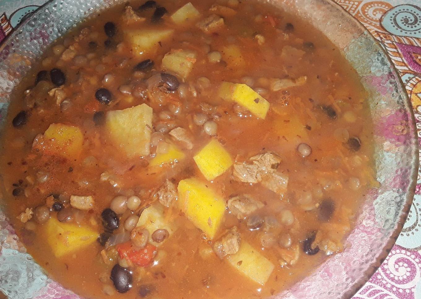 Guiso de Lentejas y Porotos 😀!!