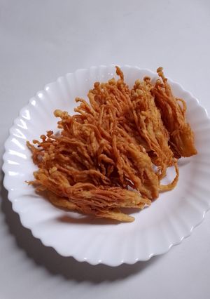 Foto resep Enoki crispy bikin nagih