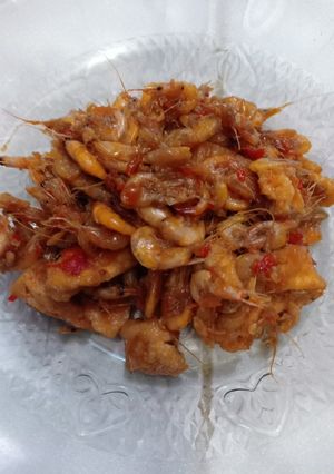Foto resep Tumis udang kali