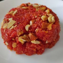 A picture of Gajar ka halwa.