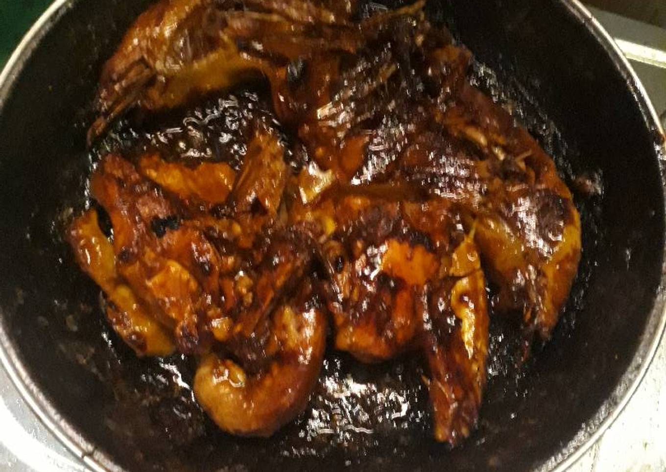 Ayam kampung geprek garang