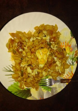 A picture of Prawn egg pasta.
