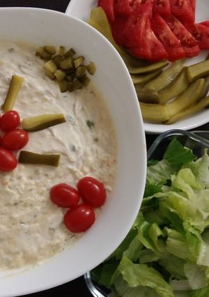 عکسی از دستور سالاد الویه