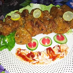 A picture of Crunchy vegetable nuggets.