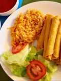 Flautas de pollo