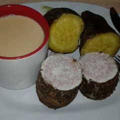 A picture of Heavy healthy breakfast.