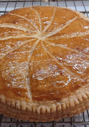 Une photo de Galette des rois à la frangipane