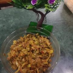A picture of Fried bhindi.