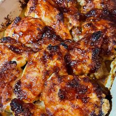 Quick Oven BBQ Chicken A picture of Quick Oven BBQ Chicken.