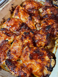 A picture of Quick Oven BBQ Chicken.
