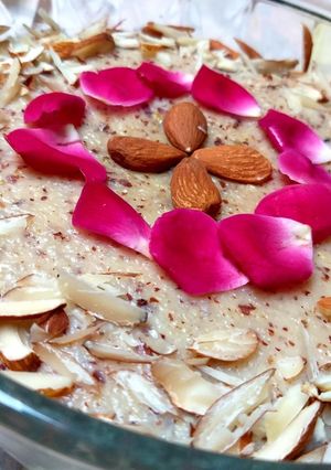 A picture of Almond kheer.