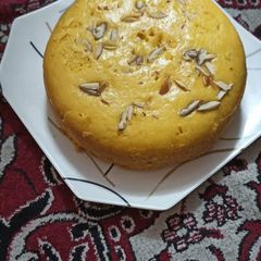 A picture of Custard pineapple cake.