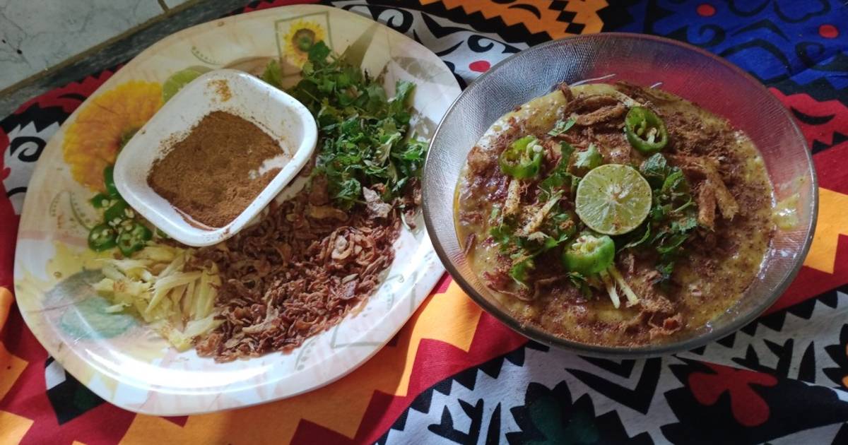 Beef haleem with boil rice Recipe by Umme Ali - Cookpad