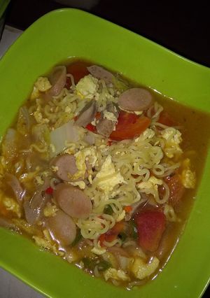 Foto resep Mie rebus simple