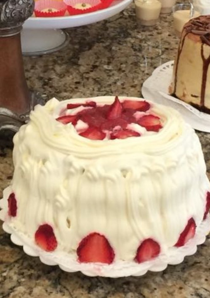 Una foto de Torta de fresa