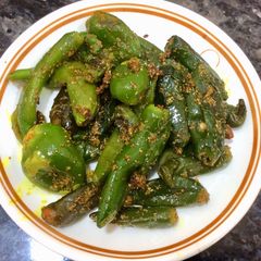 A picture of Green Chilli Masala.