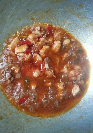 Foto resep Ayam cincang asam manis pedas