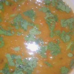 A picture of Punjabi tadka dal.