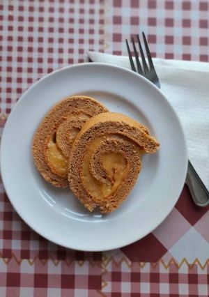 Gesztenyés vaníliás piskóta recept fotója