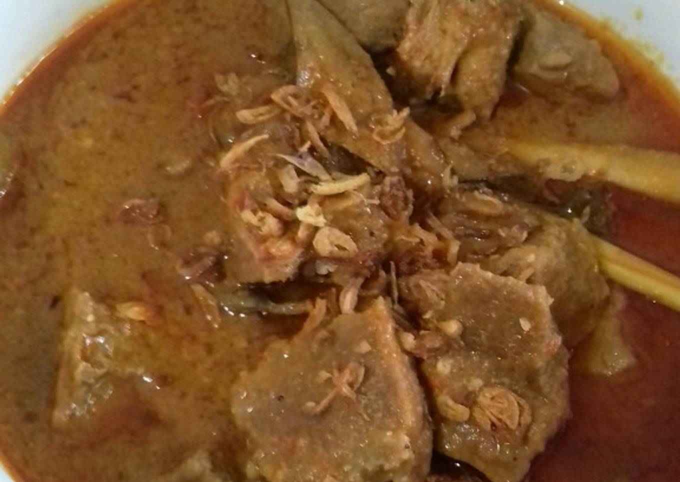 Daging Bumbu aka Rendang Daging ala sunda