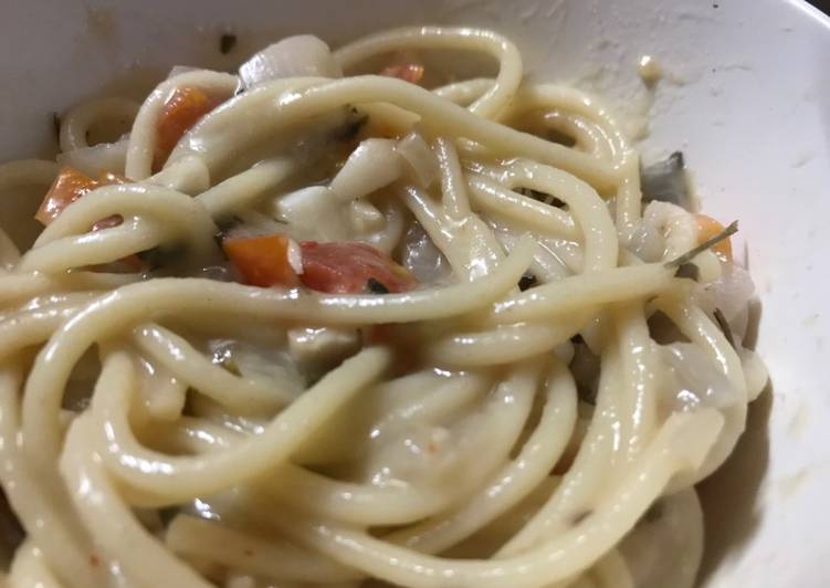 Recipe of Homemade White Spaghetti