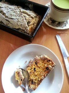 Foto resep Matcha Crumble Banana Cake