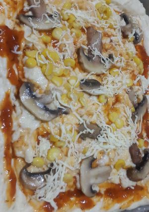 Foto resep Pizza no mixer no ulen