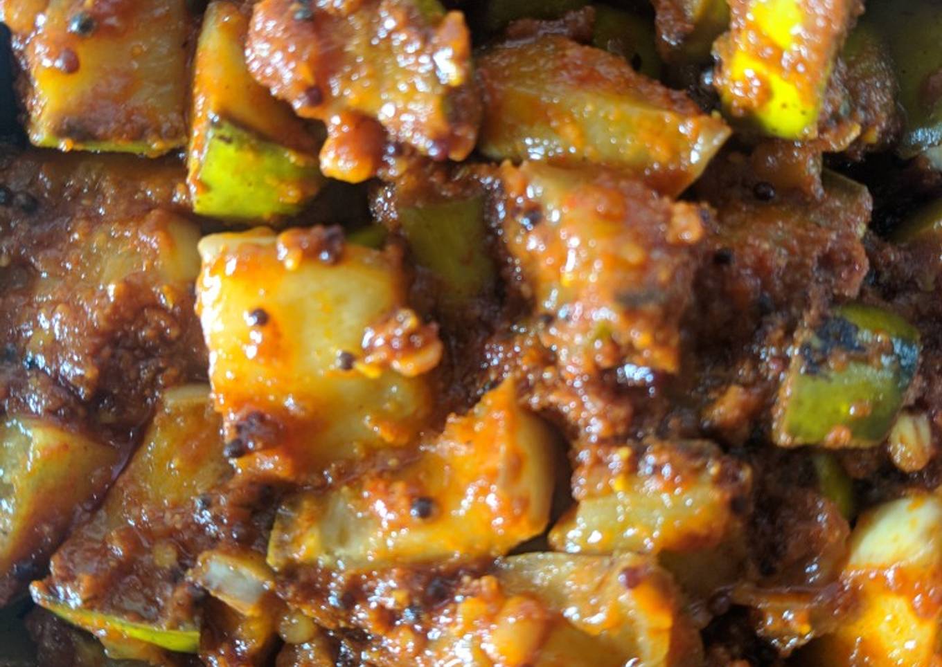 Instant mango pickle