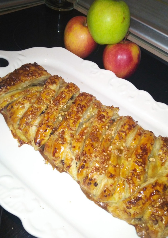 Una foto de Trenza de manzanas y nueces. 😋