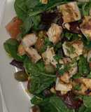 Salada de Frango e Espinafres