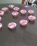 Cheesecake de fresa tipo cupcake