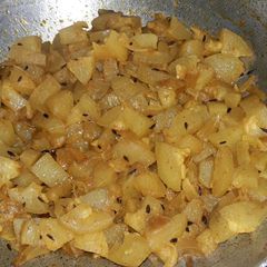 A picture of Lauki ki sabji.