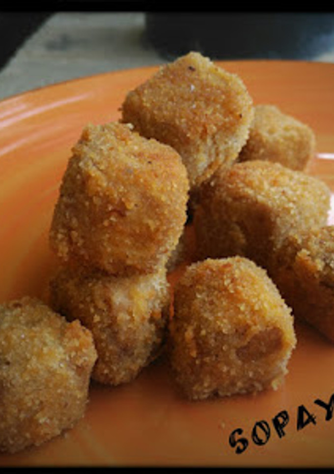 Una foto de Tofu empanado
