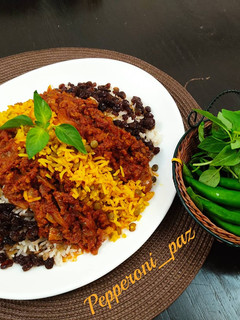 عکسی از دستور عدس پلو