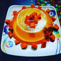 Mango jelly cake A picture of Mango jelly cake.