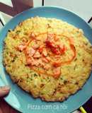 Pizzza cơm cá hồi cho bé