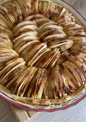 Une photo de Tarte aux pommes et cannelle