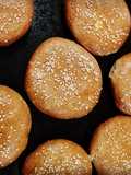 Pancitos integrales para hamburguesas