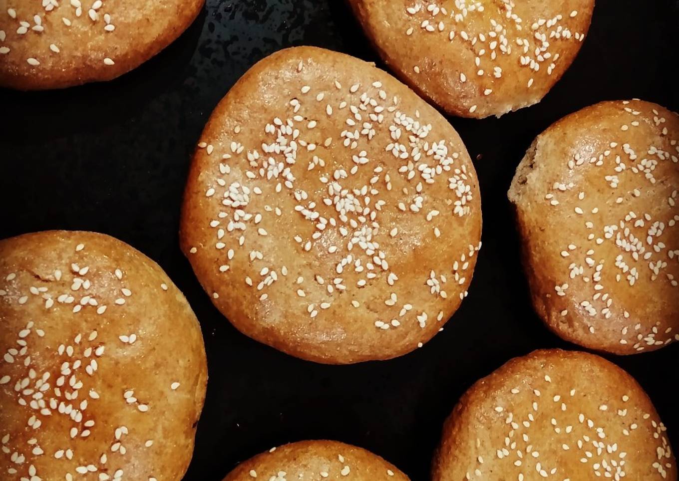 Pancitos integrales para hamburguesas