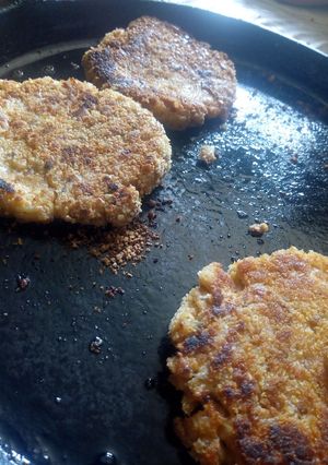 Una foto de Hamburguesas de trigo candial