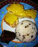 Lomo de atún a la plancha en salsa al Curry