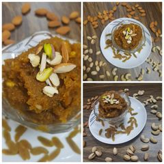 A picture of Dryfruits halwa.