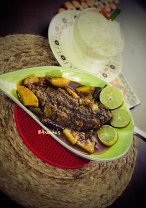 A picture of Tilapia Fish Kalia/Curry.