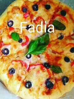 صورة لوصفة بيتزا