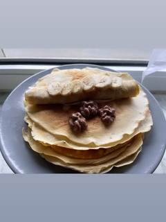 Una foto de Tortitas de plátano
